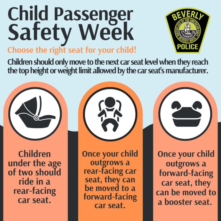 Beverly Police Department Offers Safety Tips During Child Passenger Safety Week